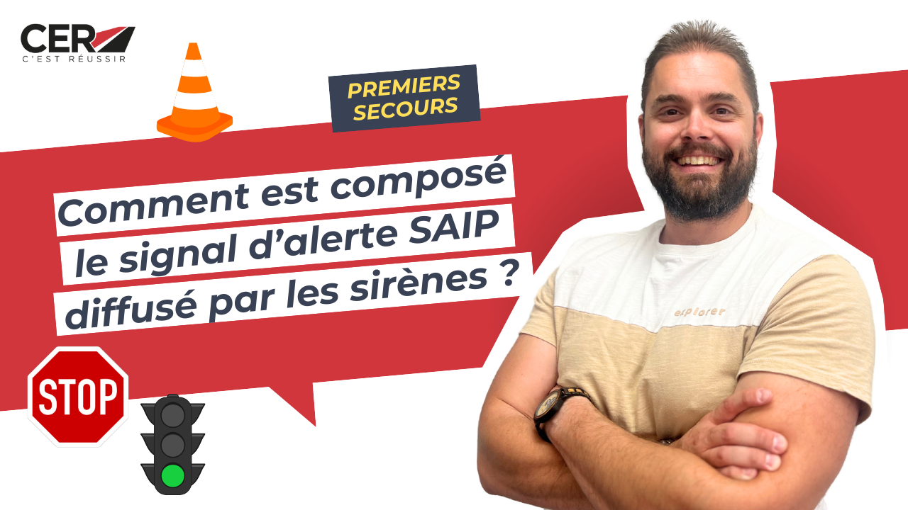 Comment est composé le signal d'alerte du Système d'Alerte et d'Information des Populations (SAIP) diffusé par les sirènes ?